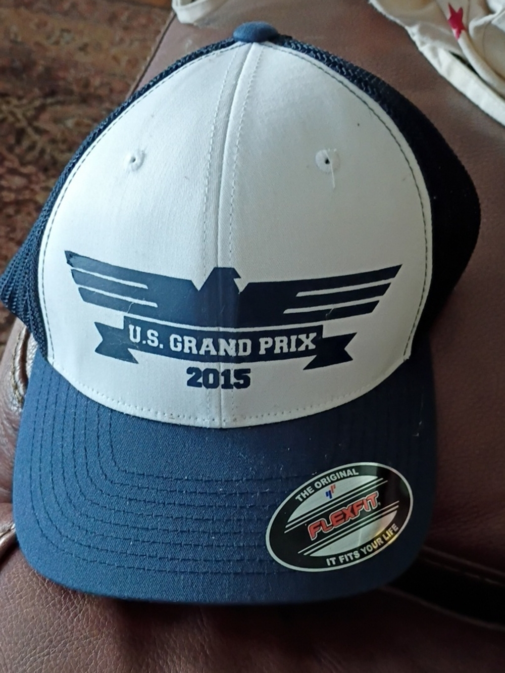 U.S. Grand Prix 2015 Navy & White Cap